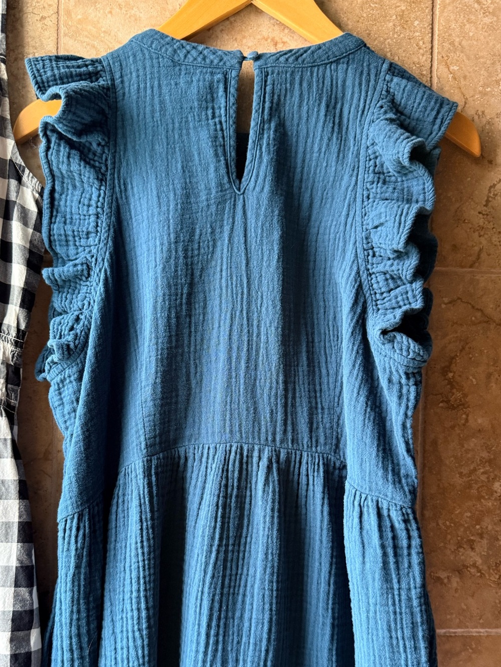 Target Sundresses Lot of Two Influencer Faves Cotton Pockets Teal & B/W Gingham - Picture 6 of 16